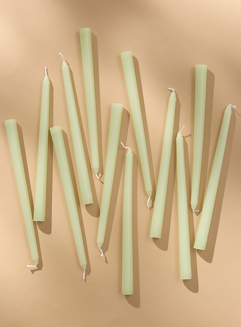 Simons Maison Ivory Elongated candles Set of 12