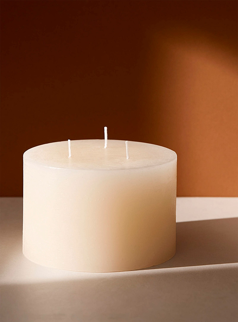 Simons Maison Ivory White Three-wick candle