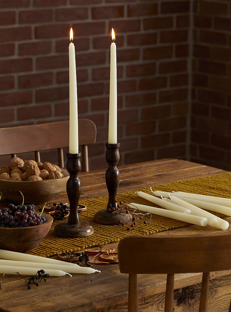 Elongated candles Set of 12 product image 2