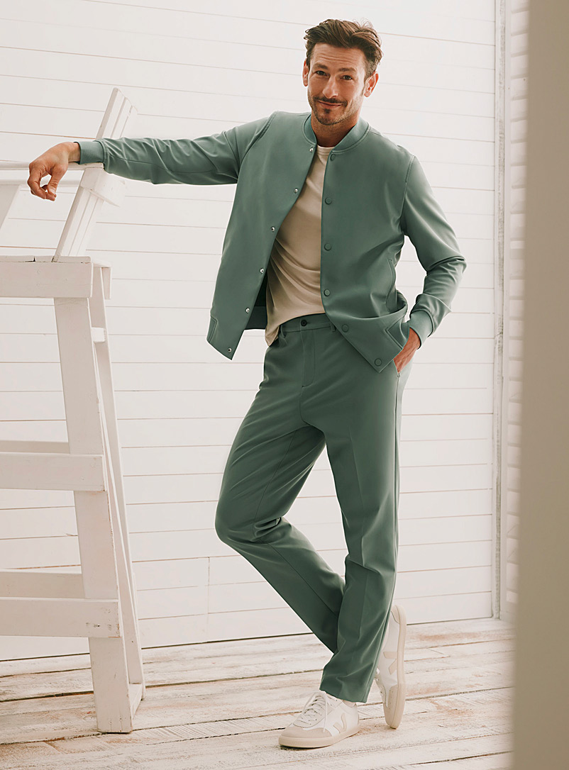 Le 31 Green Ultra-stretch ponte pant Seoul fit - Tapered <b>Innovation collection</b> for men
