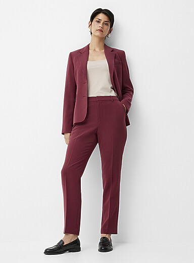 Suiting crepe pant Fit: Straight leg, high rise | Contemporaine | Shop ...