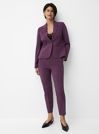Contemporaine Crimson Stretch ankle pant <b>Fit: Slim leg, high rise</b> for women