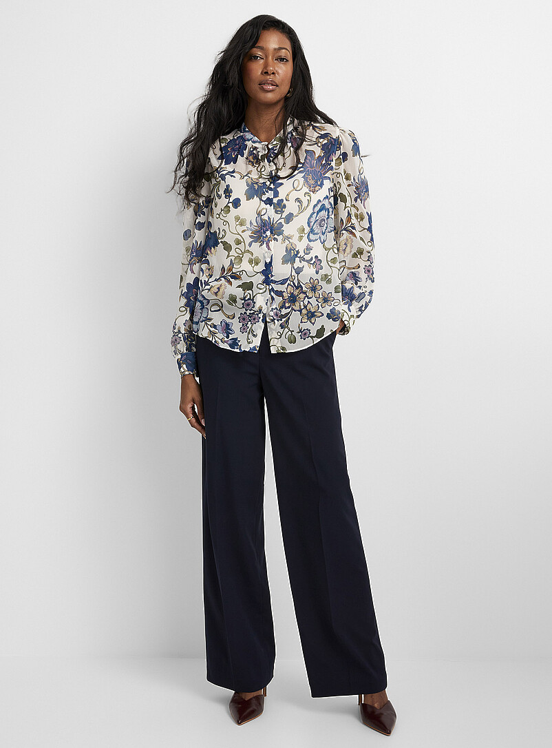 Wild Curvy Wide Leg Pants D1675