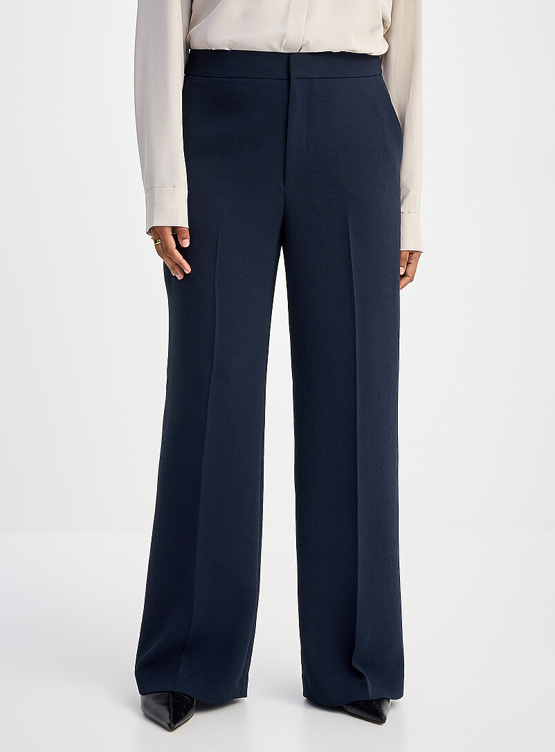 Pantalon Court Femme En Mousseline - Taille Haute, Jambes Larges - Multicolore - Neuf Avec étiquettes