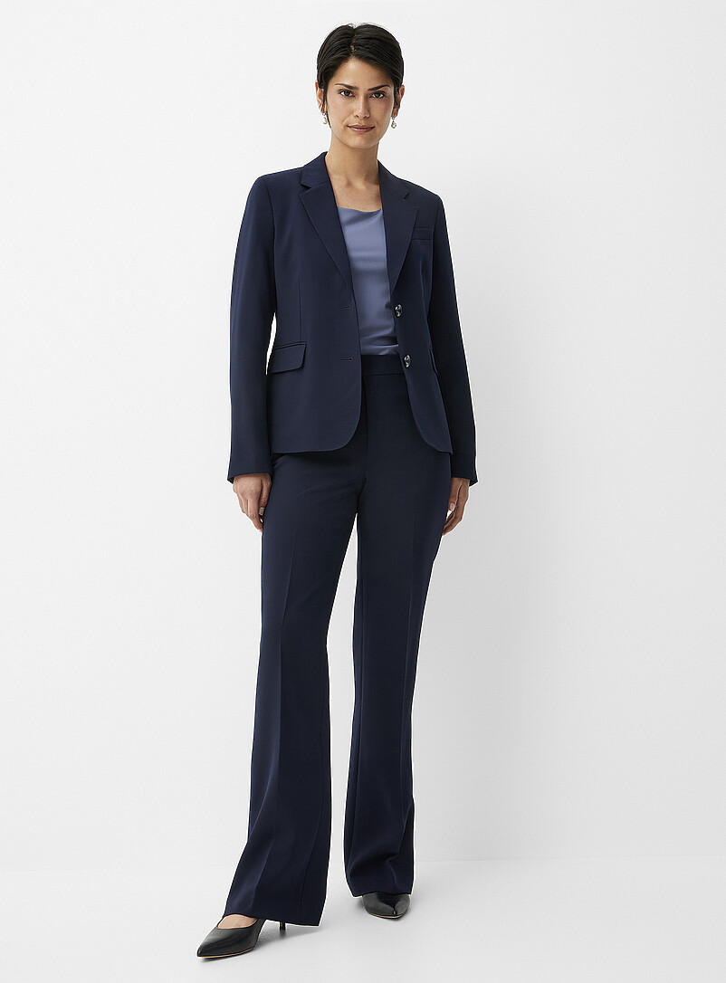 Pantalon Femme Banana Republic En Crêpe Tailleur Jambes Larges – Taille 6, Blanc, Neuf Avec étiquettes