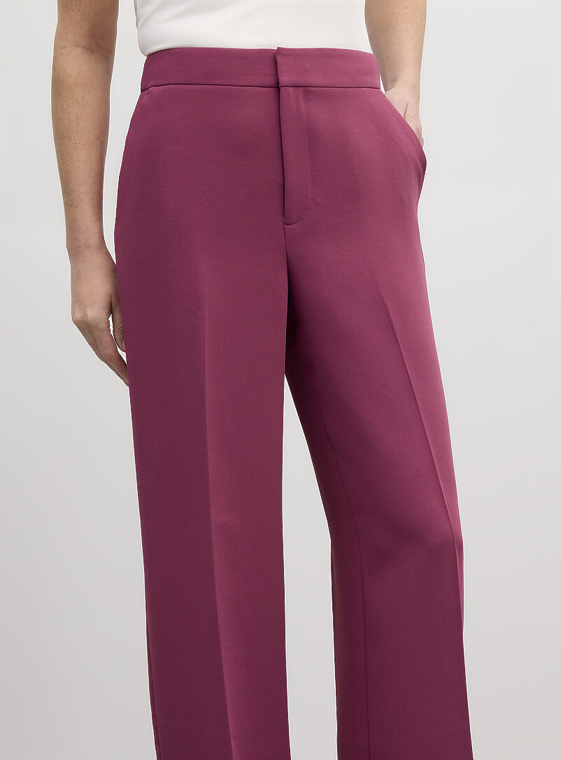 Moderne textured crepe pant Fit: Wide leg, high rise product image 2