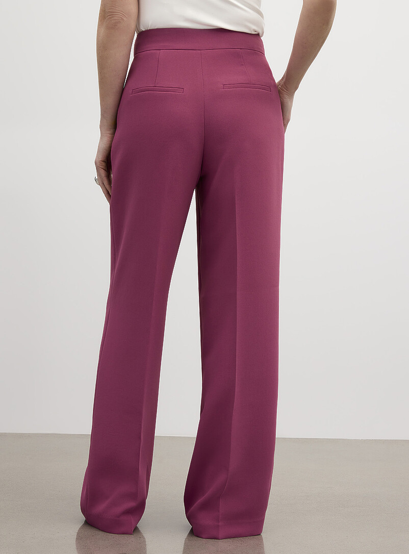 Moderne textured crepe pant Fit: Wide leg, high rise product image 3