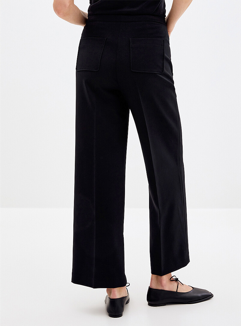 Patch pockets pant Fit: Wide leg, high rise product image 3