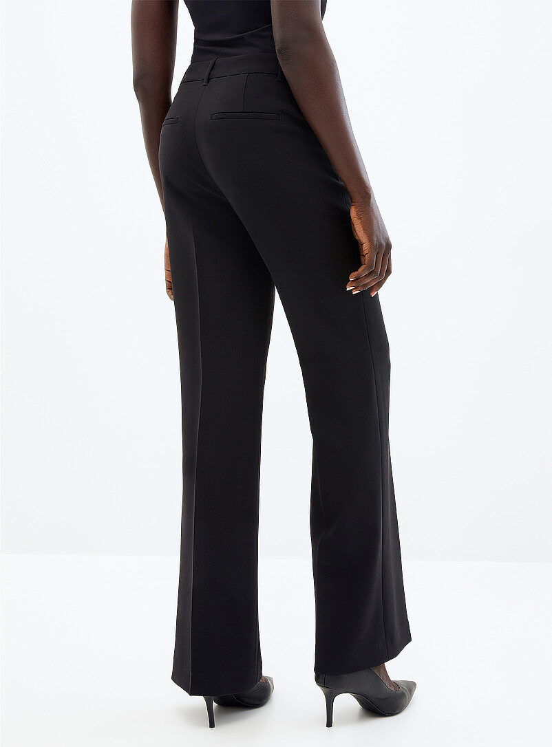 Stretch crepe pant Fit: Semi-flared leg, mid rise product image 3