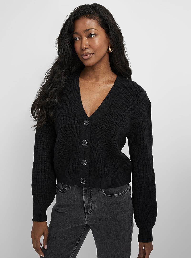 Yommay Cardigan Été Manches Courtes Femme - Léger Ouvrant Avec Poches - 53% Polyester 47% Rayonne