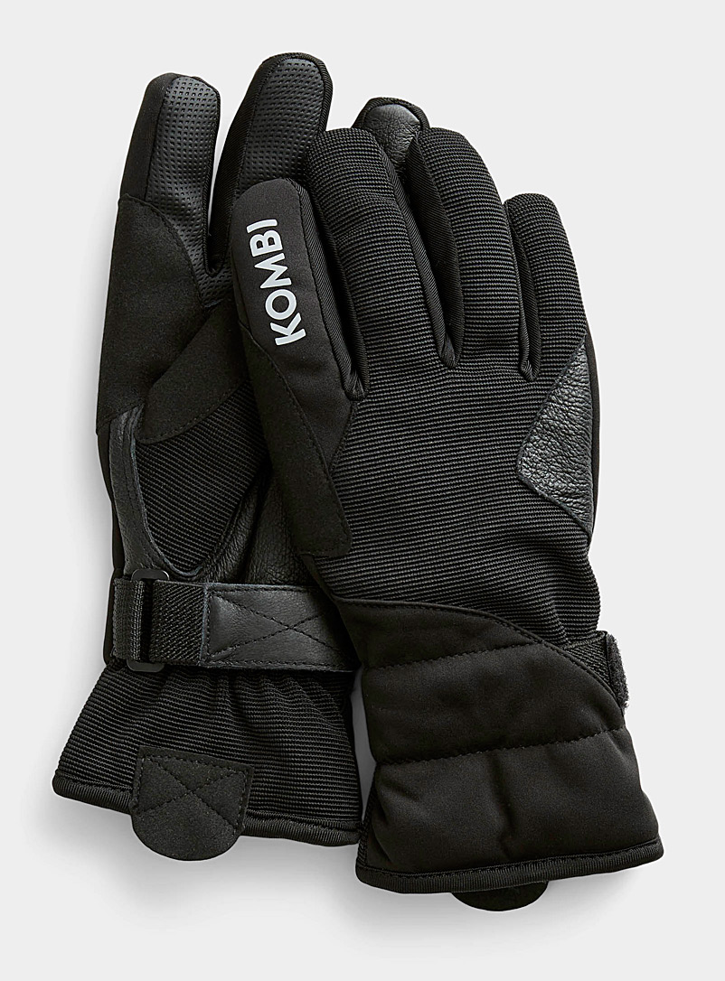 Kombi Black The Wanderer gloves for women