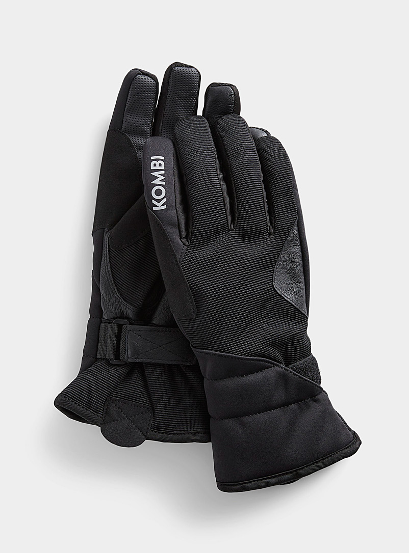 Kombi Black The Wanderer gloves for men