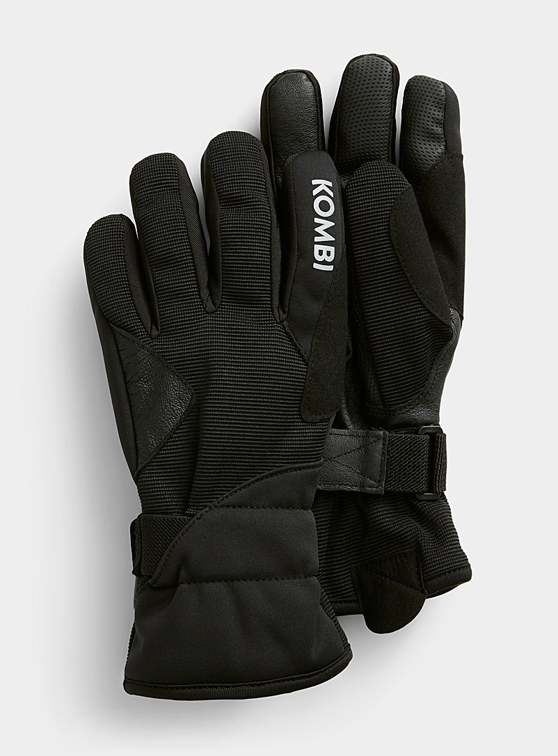 Kombi Black The Wanderer gloves for women