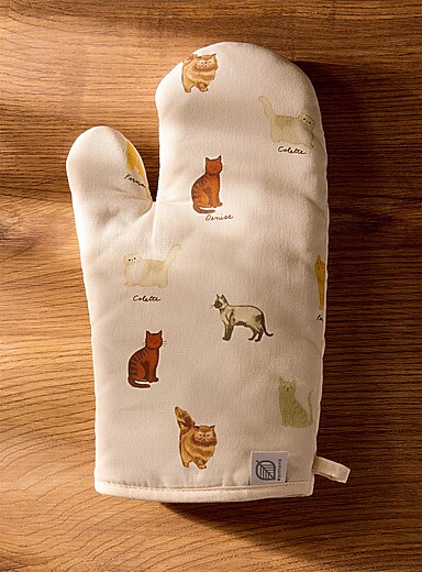 La mitaine de four groupe de chats