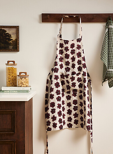 Abstract flowers apron