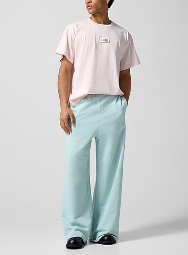 MM6 Maison Margiela: Le pantalon molleton ultralarge Bleu pour homme