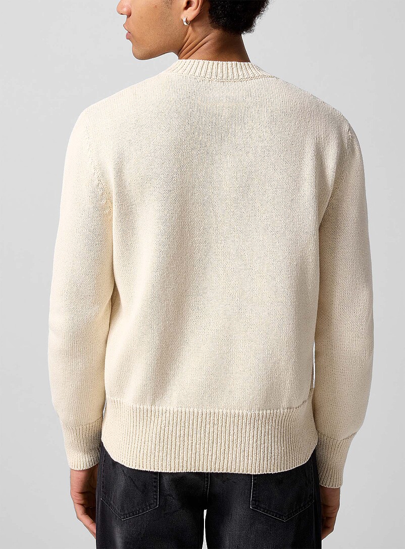 Spray paint print raw knit sweater | MM6 Maison Margiela | Shop