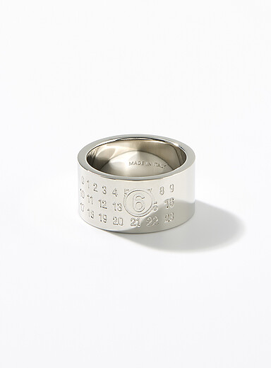 アクセサリー Maison Martin Margiela Ring Engraved ring | MM6 Maison Margiela | | Simons
