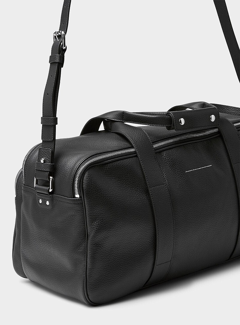 Miles leather weekender bag | MM6 Maison Margiela | | Simons