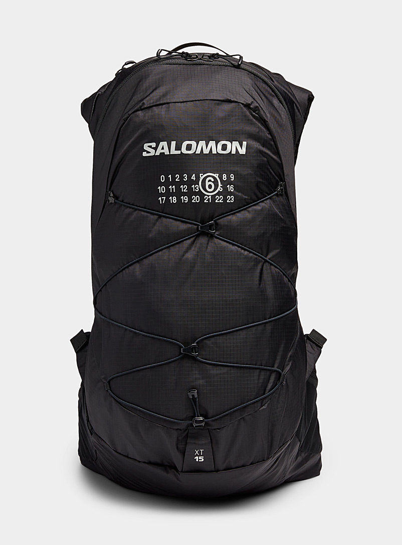 MM6 Maison Margiela Black XT 15 backpack for men