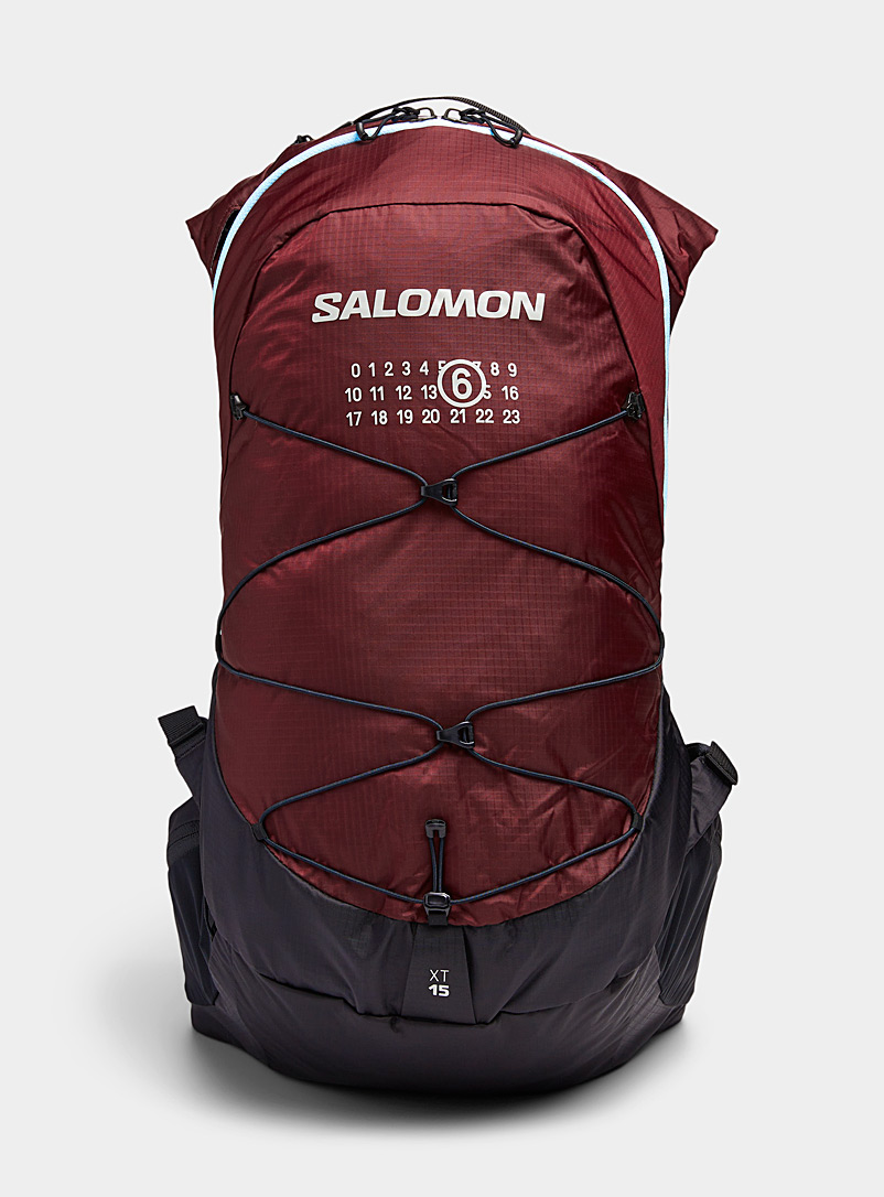 MM6 Maison Margiela Brown XT 15 backpack for men