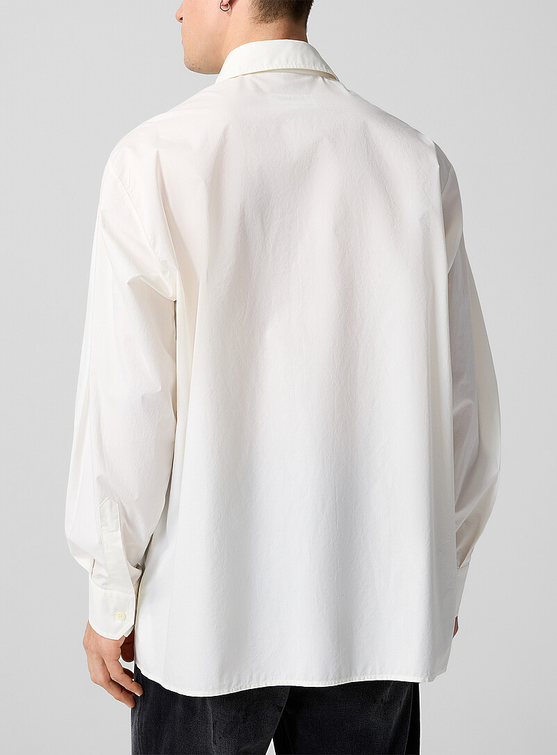 Spray paint print poplin shirt | MM6 Maison Margiela | Shop Men's