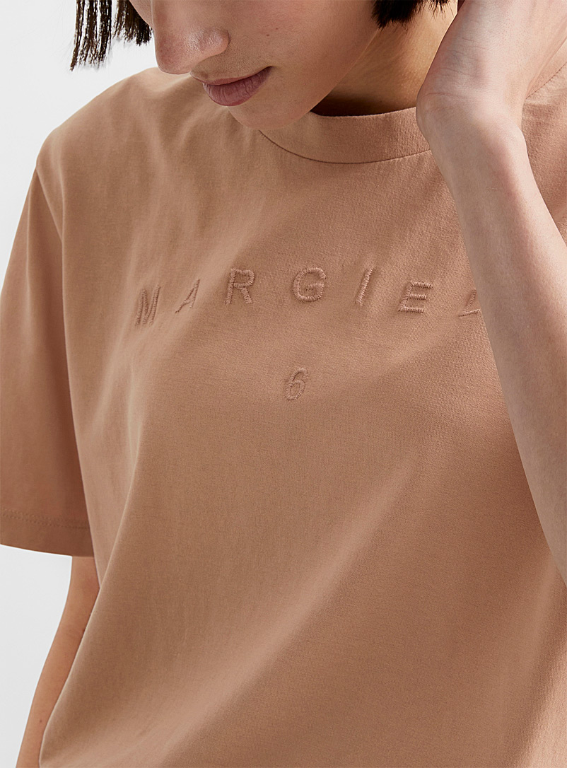 MM6 Maison Margiela Tan Margiela 6 T-shirt for women