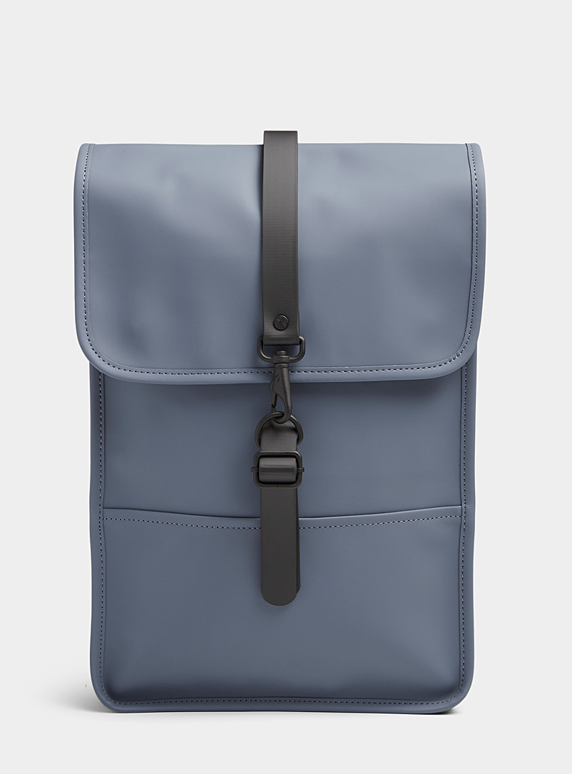 Rains Dark Blue Minimalist backpack for women