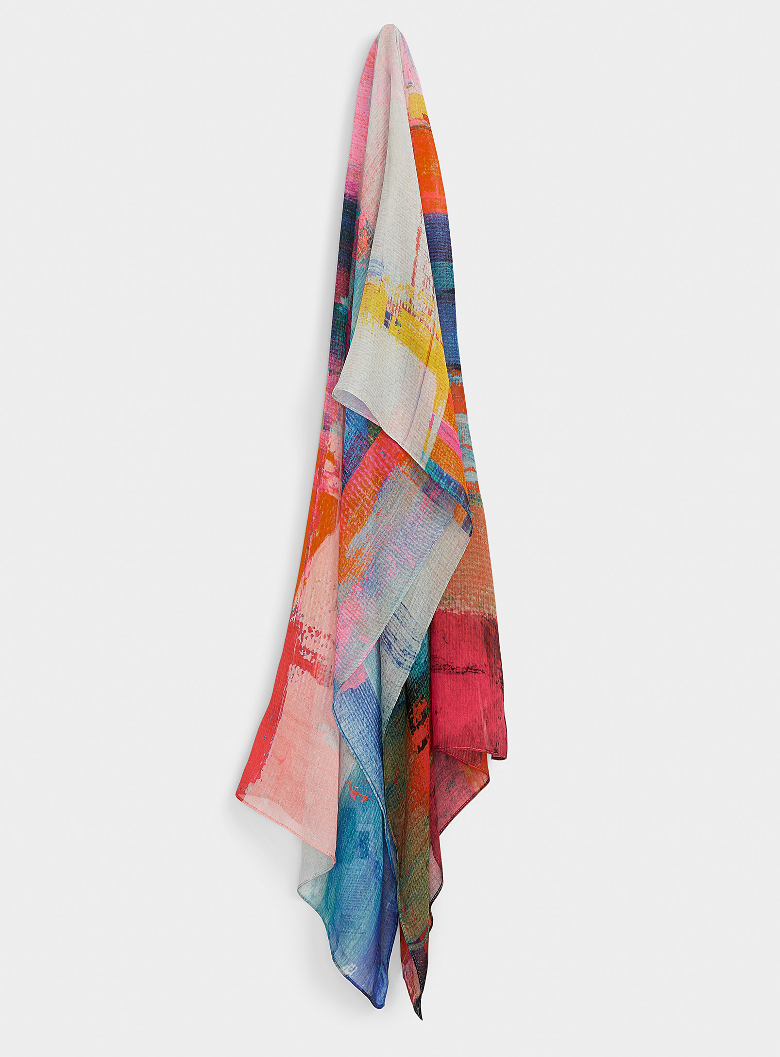 The Artists Label - Women's Abstract spring lightweight scarf