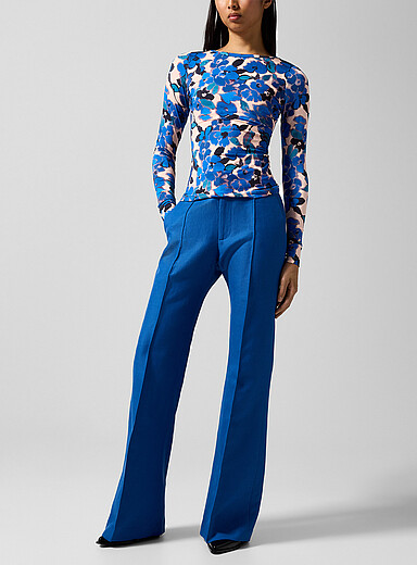 Le pantalon &agrave; jambe large en lin