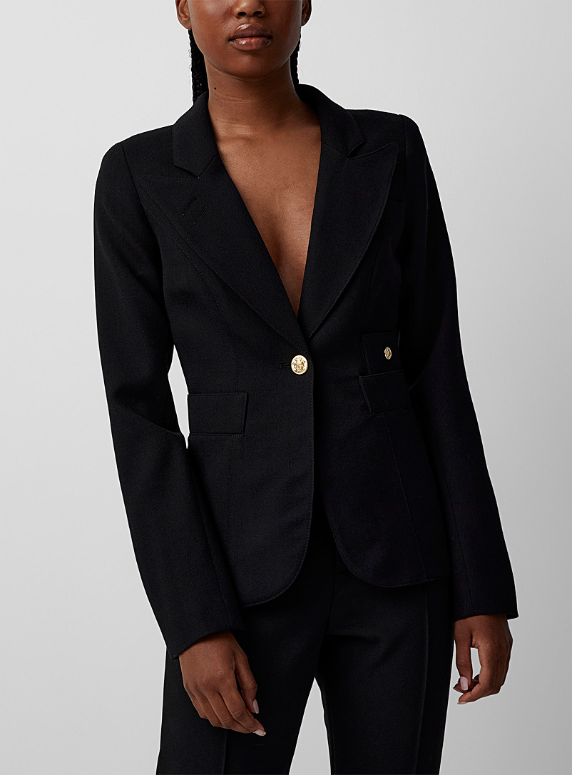 Smythe Black Classic blazer for women