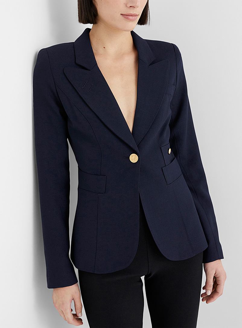 Smythe Marine Blue Classic blazer for women