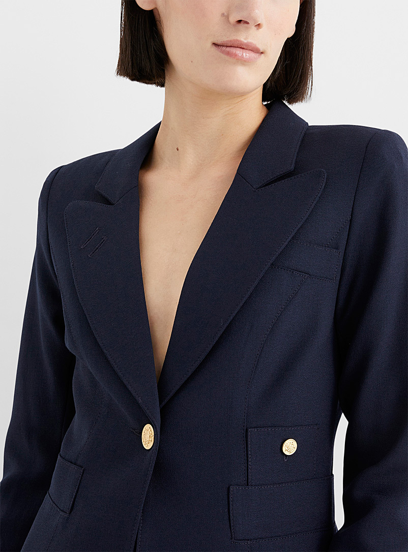 Smythe Marine Blue Classic jacket for women