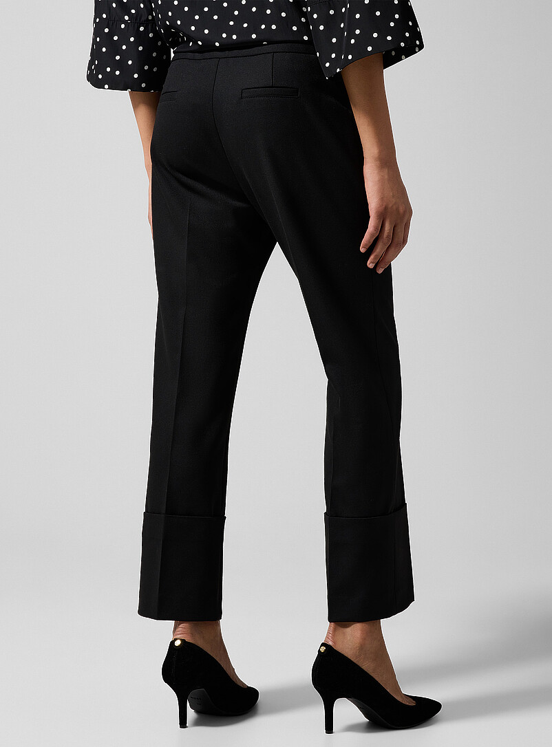 Large cuff straight leg pant product image 3