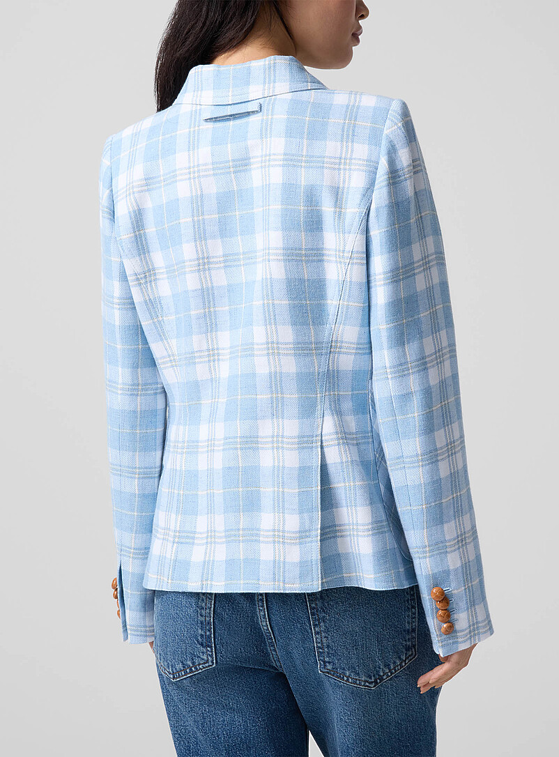 Sky plaid Duchess blazer product image 3