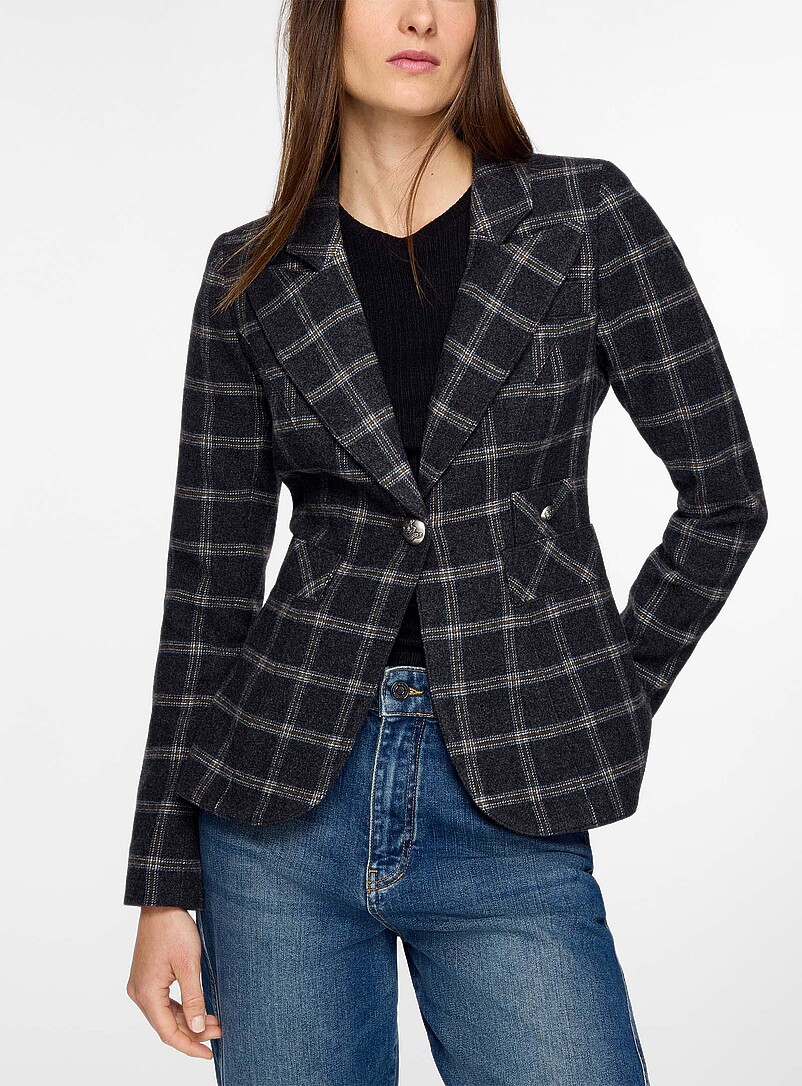 Duchess checkered blazer product image (primary)