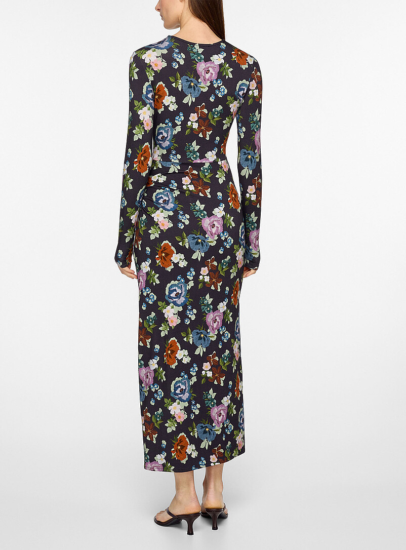 Side pleats floral dress product image 3