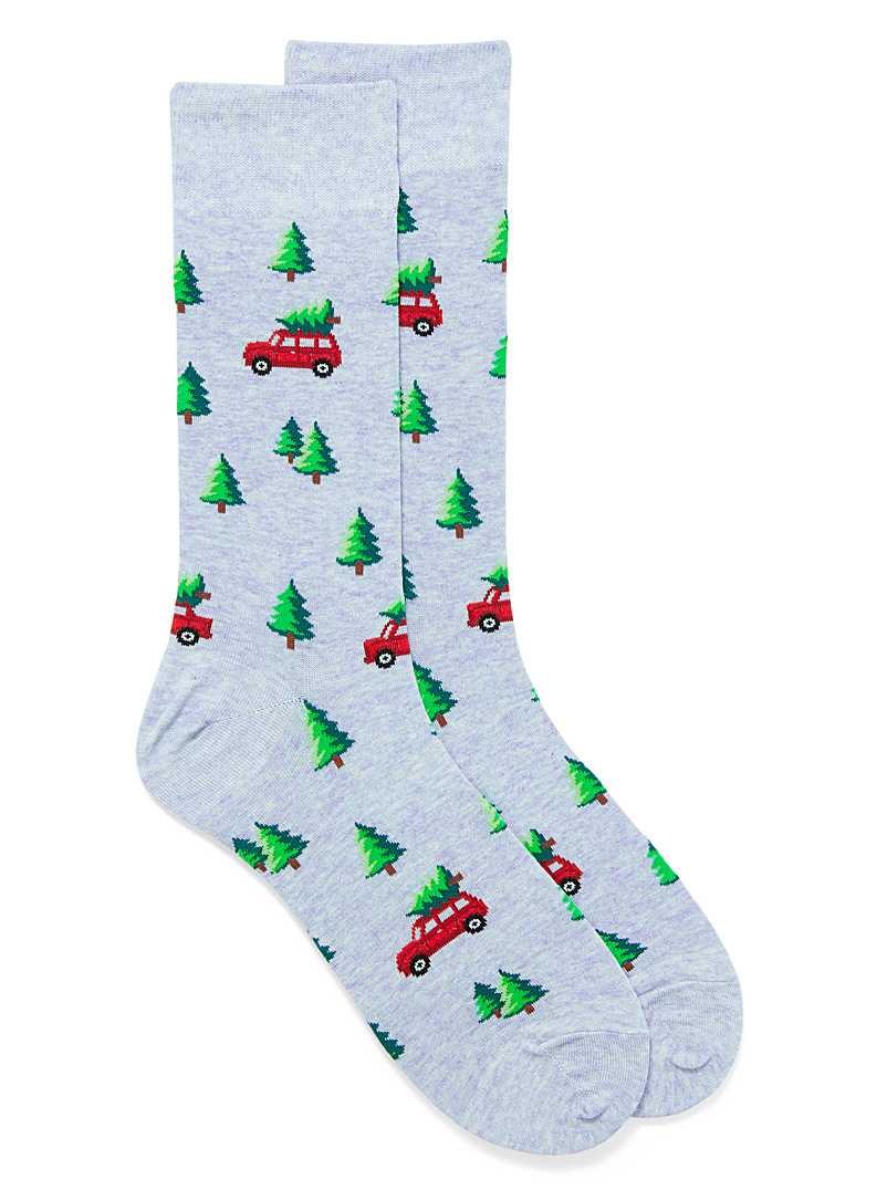 Hot Sox Baby Blue Bring home the tree socks for men