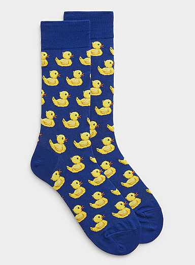 La chaussette canards jaunes