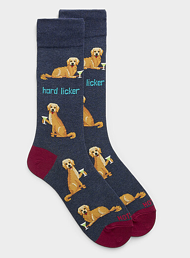 La chaussette chiens et martinis