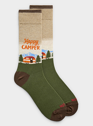 La chaussette joyeux campeur