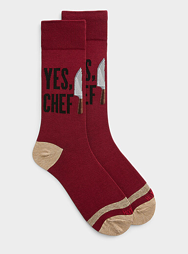 Yes, chef! socks
