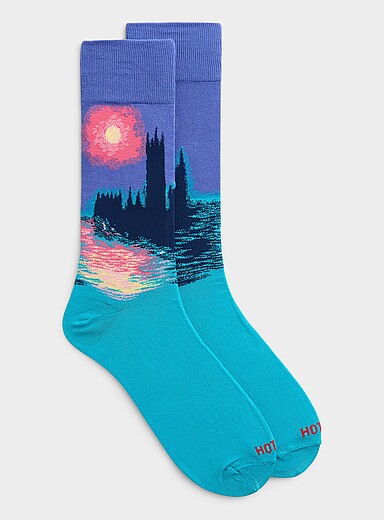 Parliament at Sunset dress socks