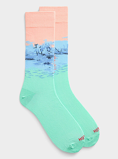 Impression, sunrise socks
