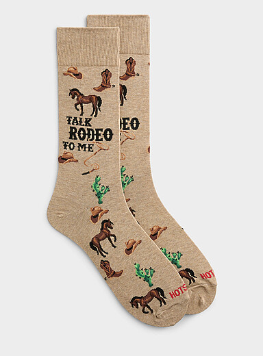 Talk Rodeo to Me socks