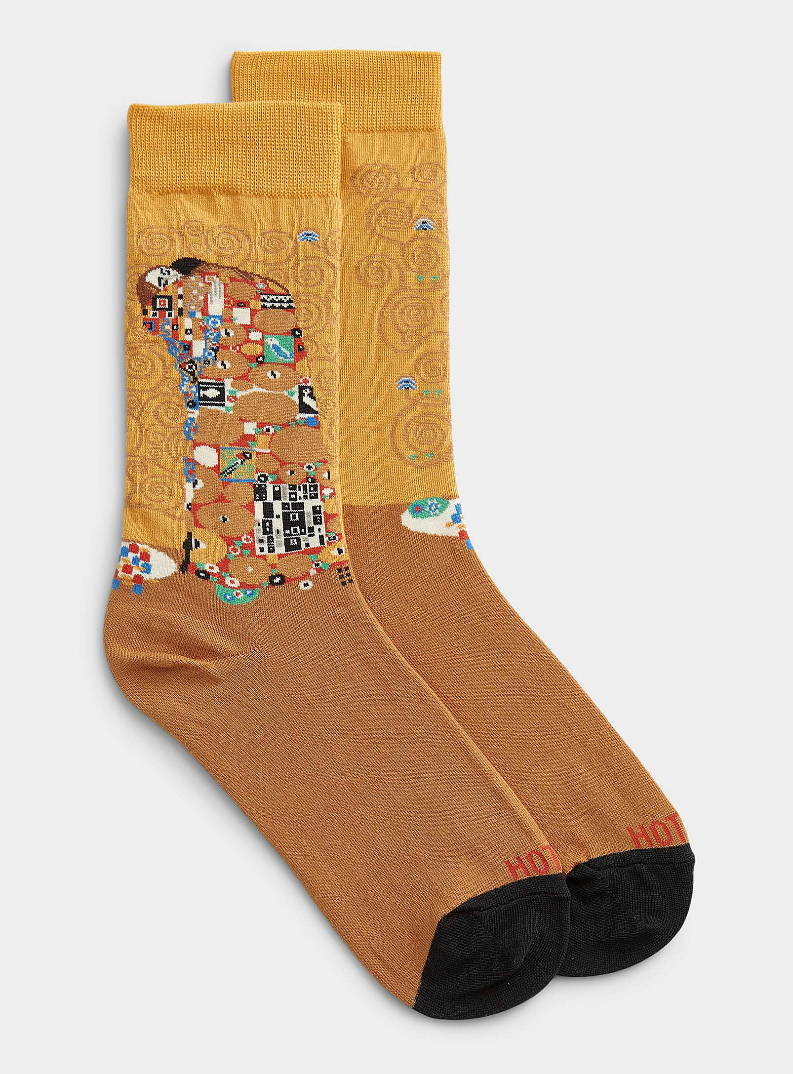 Hot Sox Gustave Klimt's Fulfillment Sock In Neutral