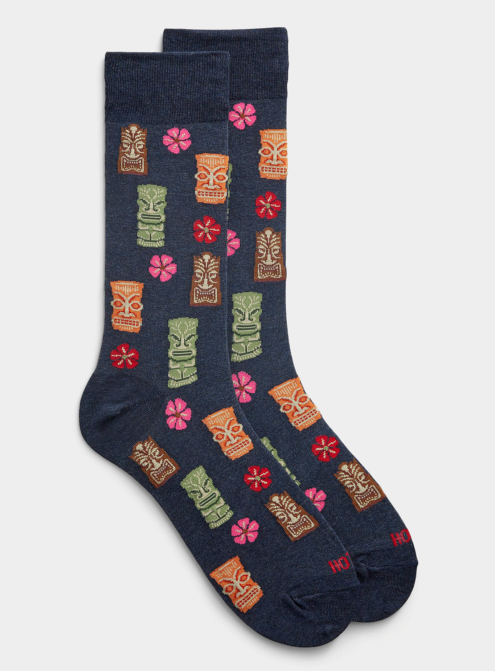 Hot Sox - Men's Colourful Tiki sock