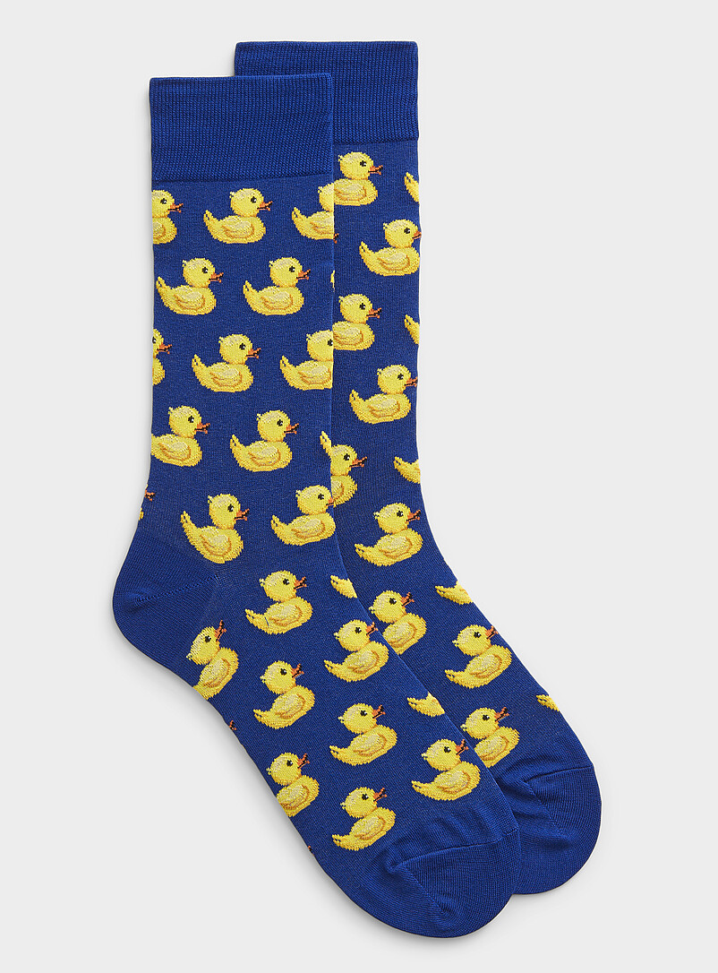 Yellow duck socks product image (primary)