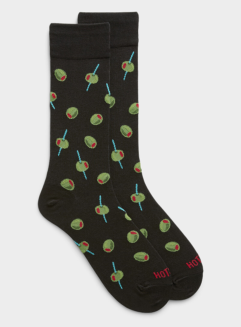 Olive socks product image (primary)