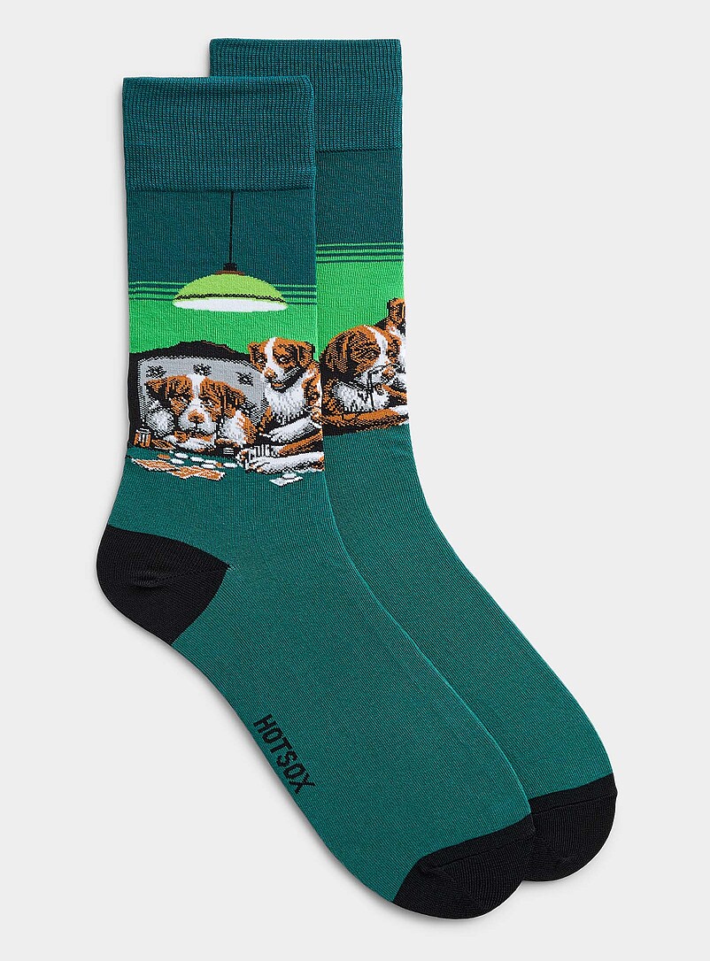 Poker dog socks product image (primary)